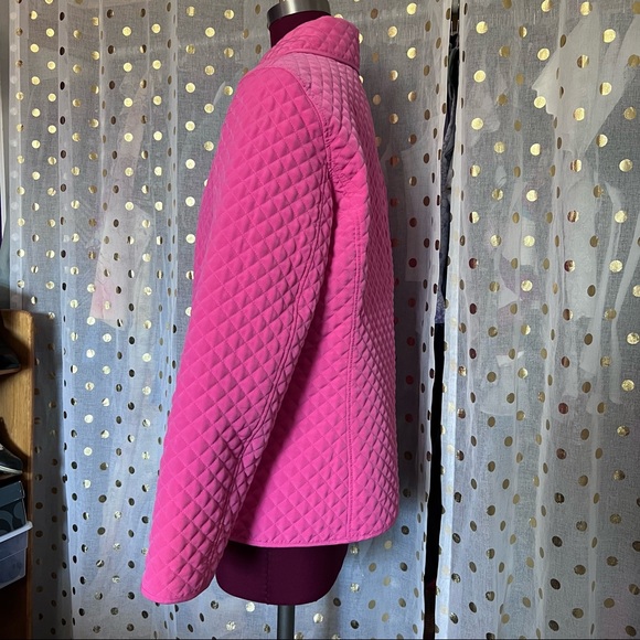 Bubblegum pink quilted jacket - Picture 3 of 5